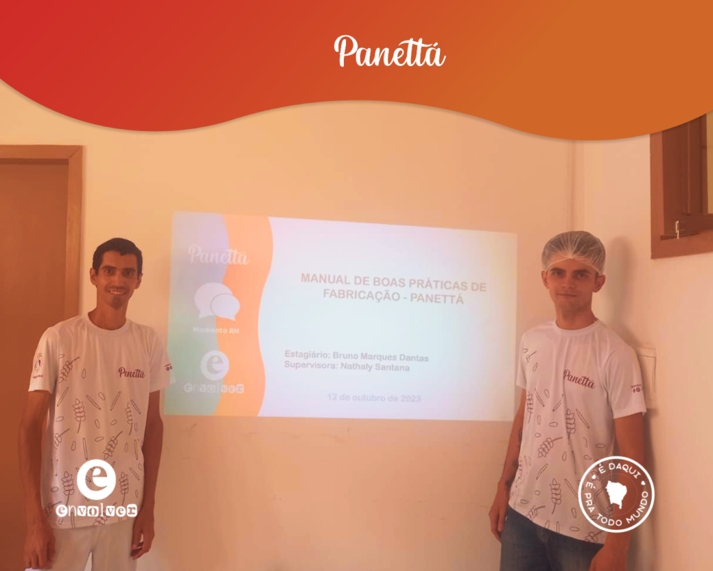 No dia 12/10 de 2023, a Panettá realizou um treinamento fundamental para assegurar a qualidade e segurança de nossos produtos: o "Manual de Boas Práticas de Fabricação" na aPanettá.