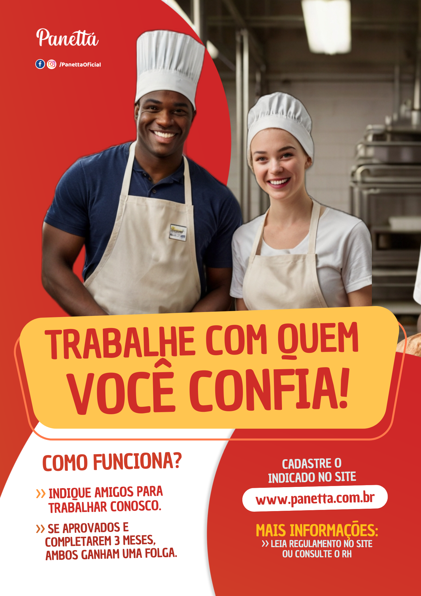 Cartaz: Trabalhe com Quem Você Confia!