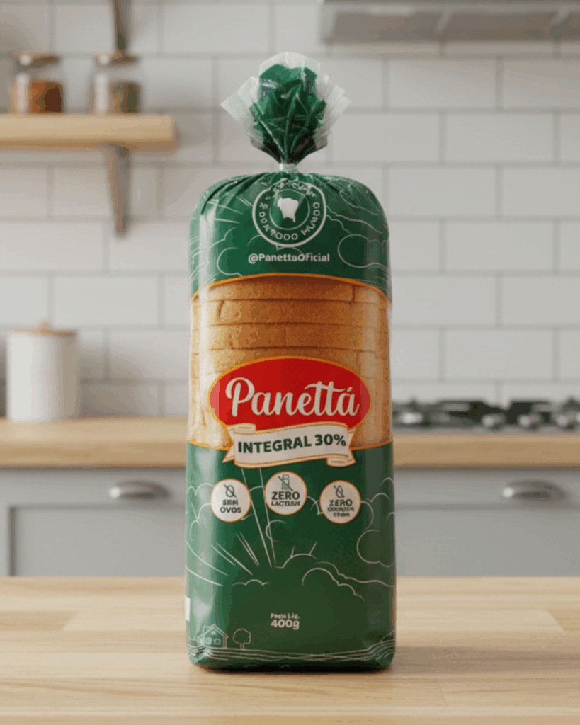 Pão de Forma Integral Zero Lactose Panettá